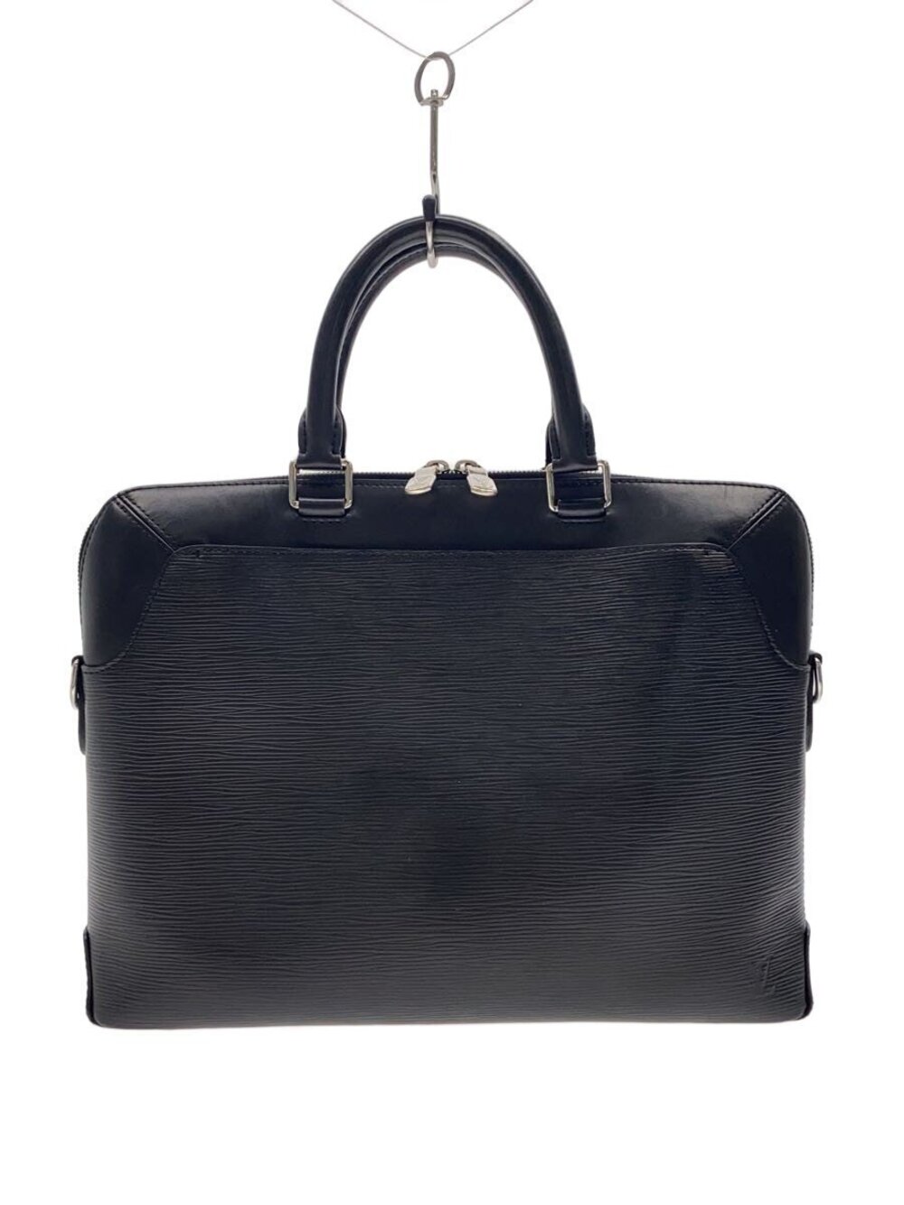 LOUIS VUITTON Oliver Briefcase Epi Leather Cowhide Black